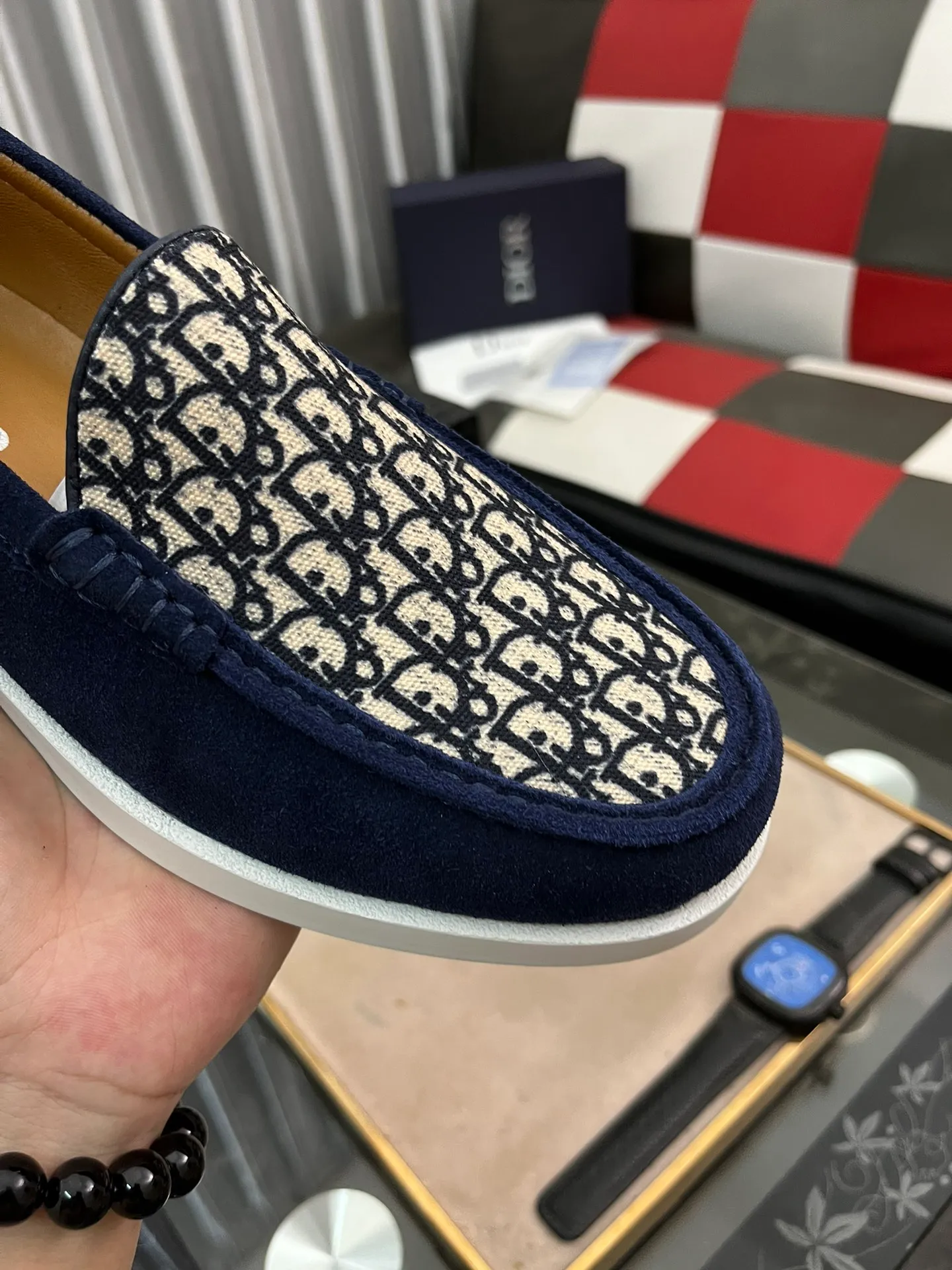 Ex-factory price 440⌚️⌚️[Dior] Dior's 2023 new high-end boutique, men's fashionable casual shoes, quite distinctive, imported soft cowhide leather on the upper + brand printing, a design style, breathable lining, genuine leather insole, soft and comfortable foot feel, original wear-resistant special outsole! Size: 38-443⃣️colors available